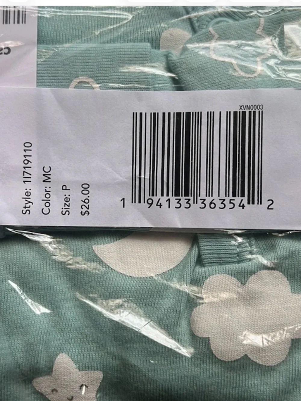 Carter’s NWT Preemie Baby Sleep Gowns 2 Pack Moon Cloud